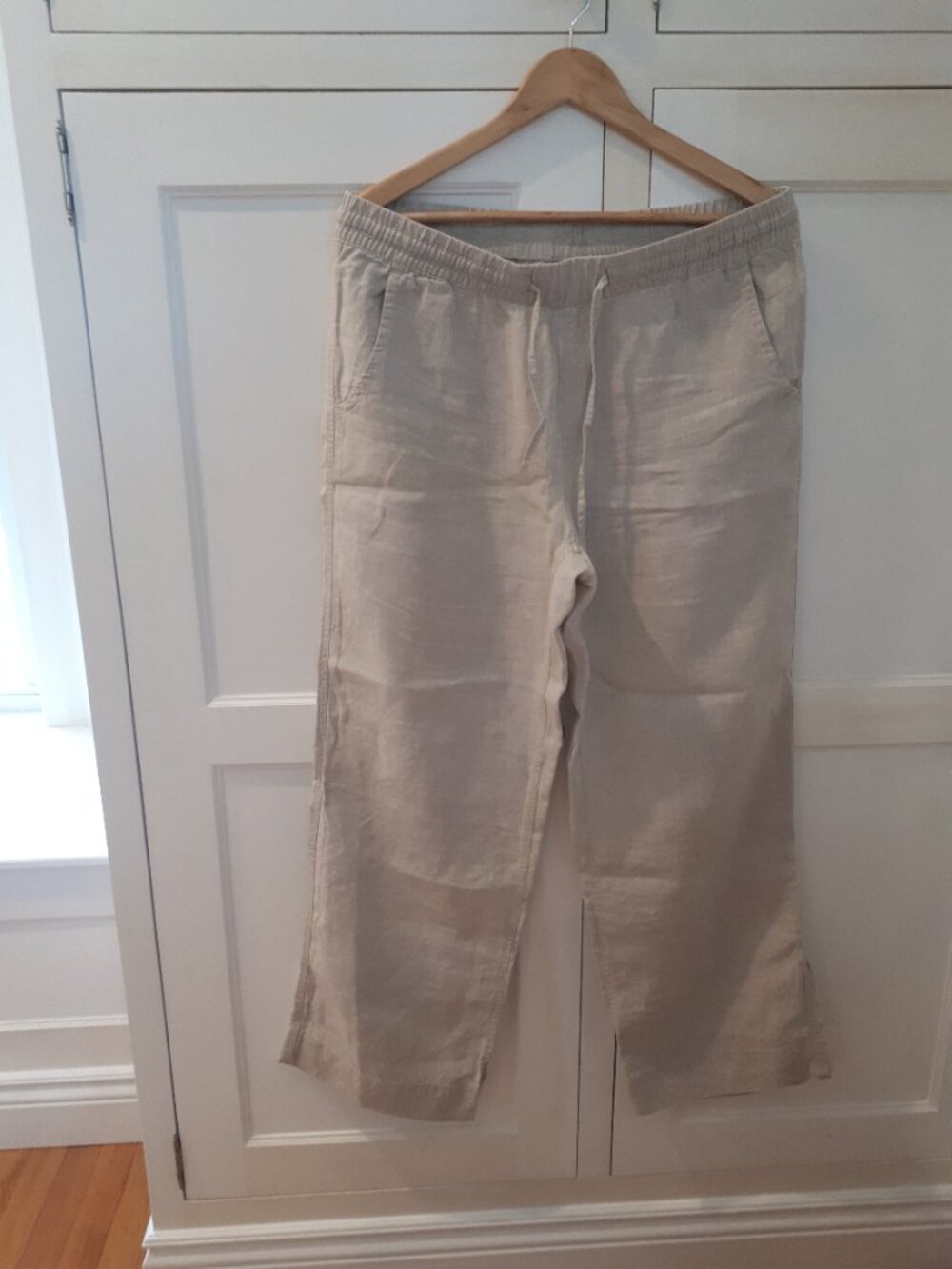NWT LLbean linen pants size 14
